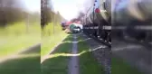 Rusya sınırında patlama, tren raydan çıktı
