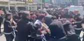 Şişli'den Taksim'e yürümek isteyen gruplara polis müdahalesi
