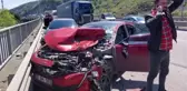 Samsun'da 4 aracın karıştığı zincirleme kazada 3 kişi yaralandı