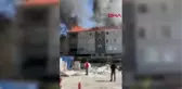 Sultanbeyli'de 4 Katlı Apartmanın Çatısı Alev Alev Yandı