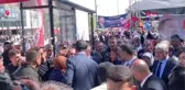 TBMM BAŞKANI ŞENTOP, PARTİLERİN SEÇİM STANDLARINI ZİYARET ETTİ