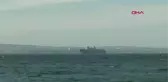 TCG Anadolu Gemisi İzmir'e İntikal Etmek Üzere Çanakkale Boğazı'ndan Geçti