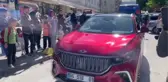 Çankırı'da Togg izdihamı: İlerlemekte güçlük çekti