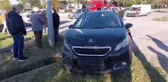 Samsun'da otomobil ile ticari taksi çarptı: 1 yaralı