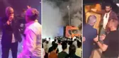 AK Parti'nin düzenlediği Cengiz Kurtoğlu konserinde yangın! Bakan Nebati bölgeden uzaklaştırıldı