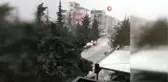 Burdur'da sağanak ve dolu yağışı hayatı felç etti