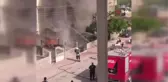 Konya'da depodaki yatak ve bazalar yandı