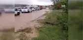 Ankara - Samsun yolu selden dolayı trafiğe kapandı