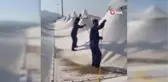 Mekke'de hac ibadeti için çadırlar yıkandı