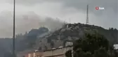 İtfaiyenin yetişemediği yangına yağmur yetişti