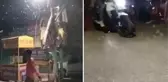 Hindistan'da gökten solucan yağdığı anlar sosyal medyada gündem oldu