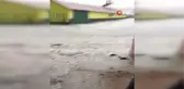 Sivas'ta ceviz büyüklüğünde dolu yağdı