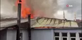 Karlıova'da Pasajın Çatısı Alevlere Teslim Oldu