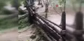 Bolu'da 2 ilçeyi sel vurdu