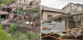 Kahramanmaraş'ta hortum çatıları uçurdu, ağaçları yerinden söktü