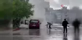 Ankara'da Kontağı Çevirir Çevirmez Araç Alev Topuna Döndü