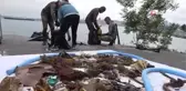 Kız Kulesi'nin çevresi dalgıçlar tarafından temizlendi