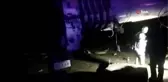 Rampadan inen vinç devrildi: 1 ölü, 1 yaralı