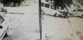 1 kişinin öldüğü 13 kişinin yaralandığı kaza anı kamerada