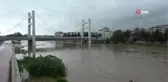 Yağışlar Yeşilırmak Nehri'nin debisini yükseltti
