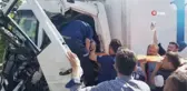 Samsun'da kamyon tıra çarptı: 1 yaralı