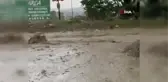 Ankara-Kırıkkale karayolunda sel nedeni ile trafik durdu