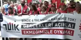 Disk'ten İstanbul'da Tüik Önünde Açıklama: 