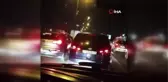 Tem Otoyolunda Yakalanmamak İçin Minibüsün Üstüne Çıkan Kaçak Göçmenler Kamerada