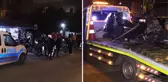 Adana'da otomobil, motosikletli Yunus ekiplerine çarptı: 2 polis ağır yaralı