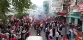 Pendikspor, Süper Lig'e yükselişini coşkuyla kutladı