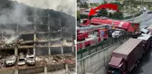 44 saat geçti, fabrika hala söndürülemedi! Üstüne üstlük yardıma giden su tankeri de kaza yaptı