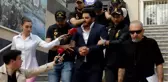 Ebru Şallı'nın eşi basına patladı! Adliyeye sevk edilirken açtı ağzını yumdu gözünü: Bıktım sizden