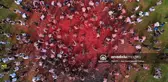 Kolombia'daki domates festivali renkli görüntülere sahne oldu