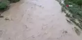 Çorum'da sağanak yağış sonrası derelerin debisi yükseldi