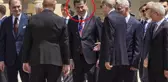 Erdoğan, Azerbaycan'da resmi törenle karşılandı! Sinan Oğan da heyette
