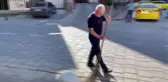 Acemi şoför kahveye böyle daldı