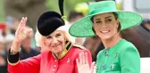 Kate Middleton katıldığı askeri törende yeşil kıyafeti ile göz kamaştırdı