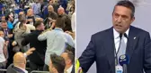 Son Dakika: Ali Koç konuşurken kavga çıktı! İşte Fenerbahçe'nin olaylı genel kurulundan tüm detaylar
