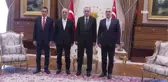 Cumhurbaşkanı Erdoğan, Bakan Işıkhan, TİSK Başkanı Akkol ve Türk-İş Başkanı Atalay'ı kabul etti