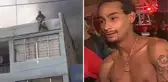 Evsiz adam, alevlerle kaplı binadaki 25 köpeği kurtardığı için kahraman ilan edildi