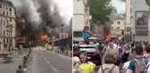 Fransa'nın başkenti Paris'te doğal gaz patlaması! 37 yaralı var