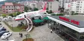 Pistten çıkan uçak pide salonu olarak hizmet vermeye başladı