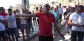 Side Antik Kenti'nde Tezgahtarlar Yol Kapatarak Eylem Yaptı