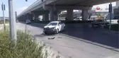 Manavgat'ta 3 aracın karıştığı kaza kamerada
