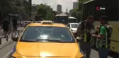 Şişli'de taksi denetimi: Ruhsatsız taksi trafikten men edildi
