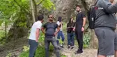 Yüksekovalı dağcılar Kaval Şelalesi'ni gezdi