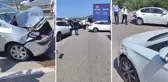 Bayram tatili yolunda zincirleme kaza: 11 araç birbirine girdi