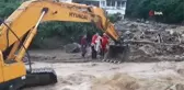 Giresun'da sel ve su baskınları: Mahsur kalan vatandaşlar kurtarılıyor