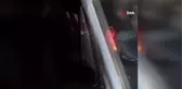 Üsküdar'da Otomobil Alev Alev Yandı