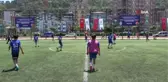 Mahalle muhtarları çocuk futbol turnuvasında teknik direktörlük yaptı